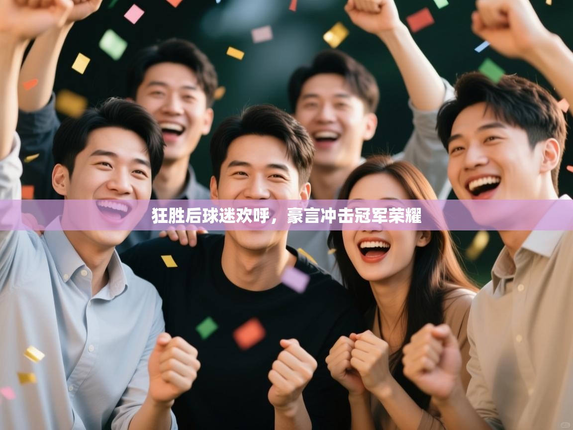 狂胜后球迷欢呼，豪言冲击冠军荣耀